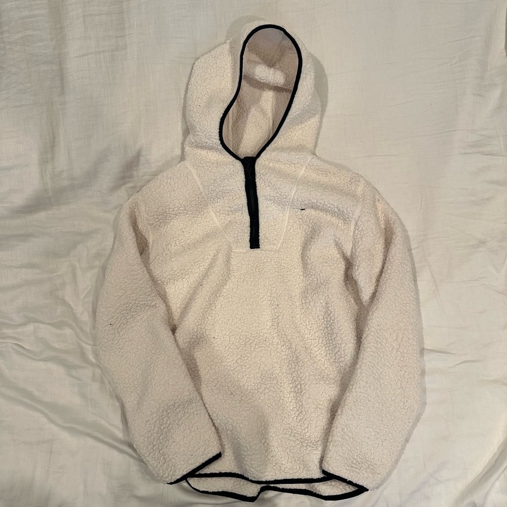 Tommy Hilfiger White Fleece Jacket